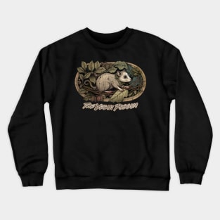 Veganism Opossum Crewneck Sweatshirt